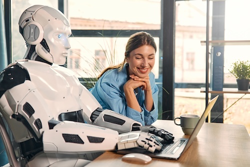 Chatbot con inteligencia artificial para atención al cliente en web de empresa